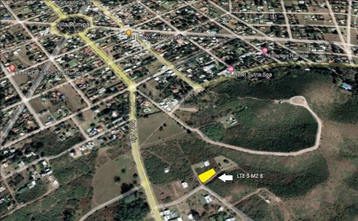 LOTE EN VENTA EN VILLA RUMIPAL, CALAMUCHITA